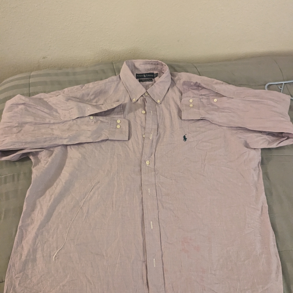 Ralph's Lauren classic fit purple dress shirt